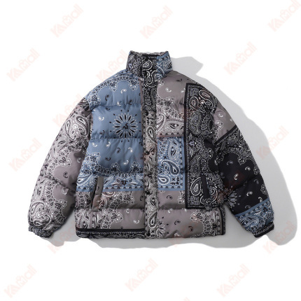 best mens blue grey puffer jacket